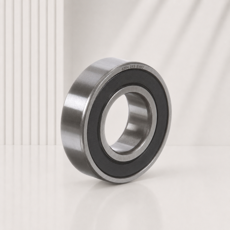 6204-2RS Sealed Deep Groove Ball Bearing