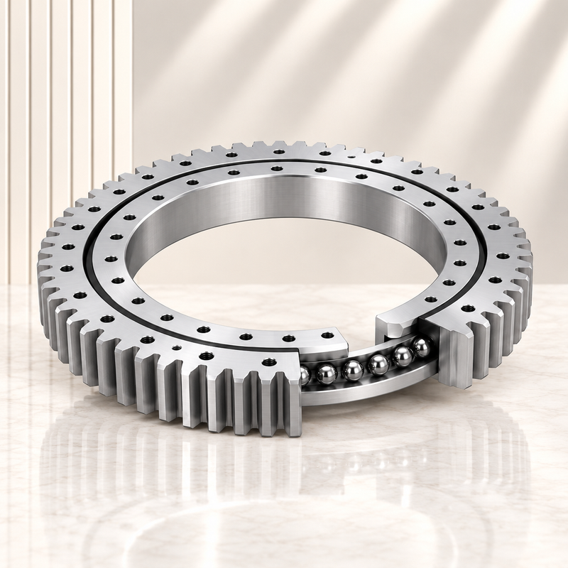 MTE-415 External Gear Four Point Contact Ball Slewing Bearing