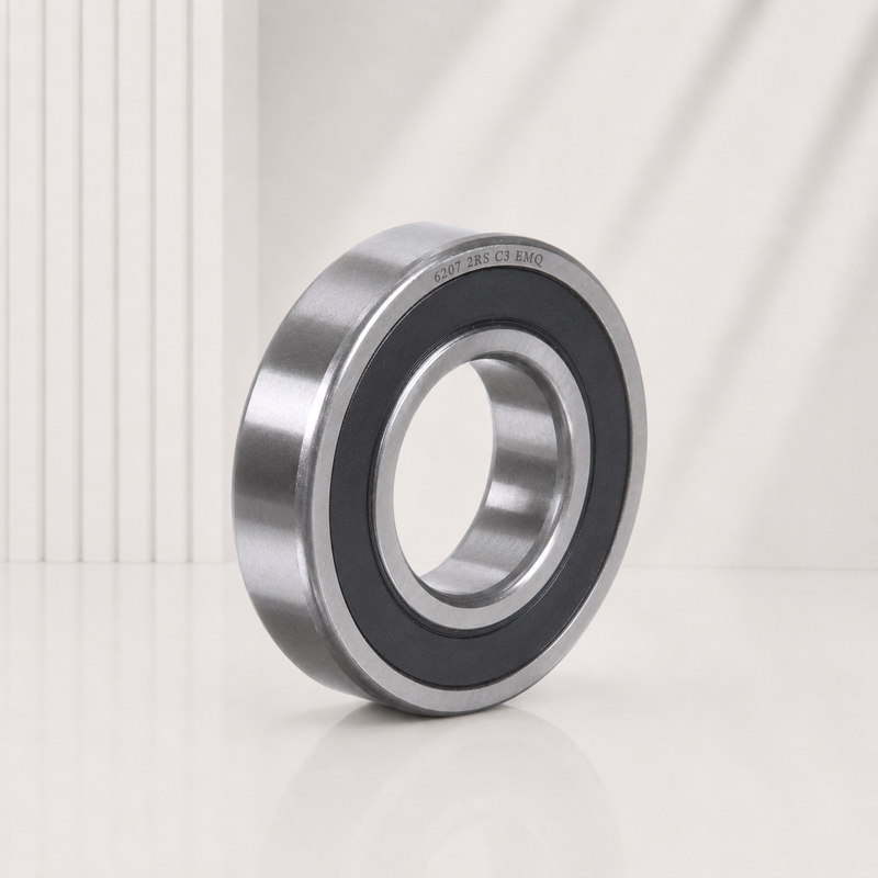 6207-2RS Sealed Deep Groove Ball Bearing