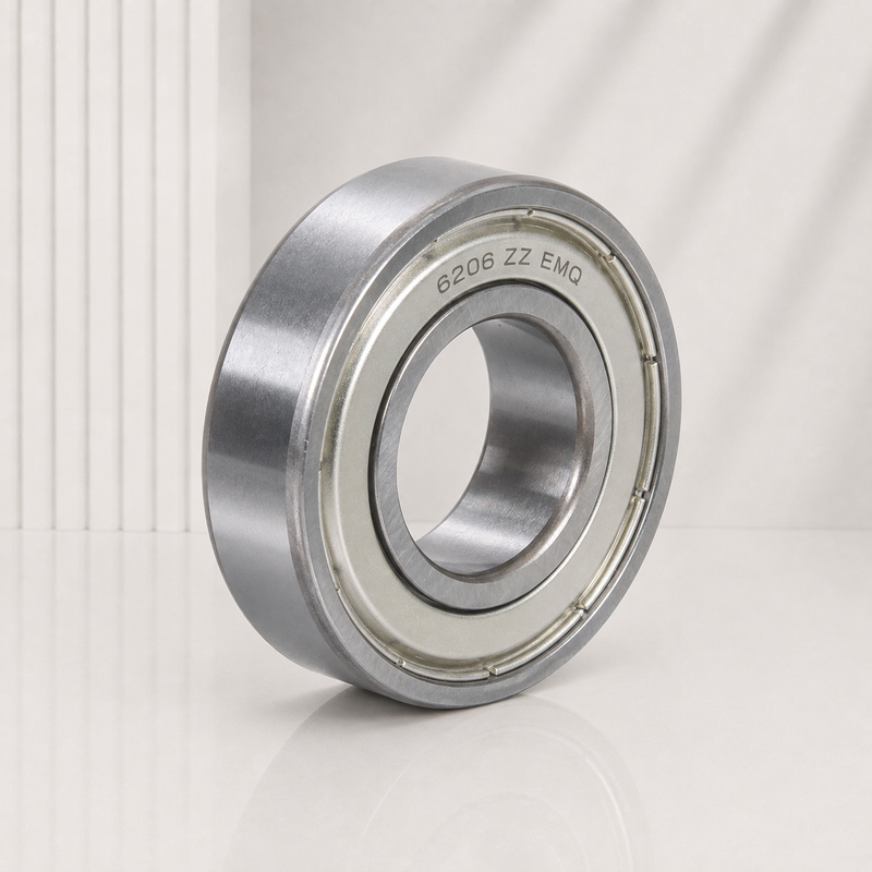 6206-ZZ-EMQ Shielded Deep Groove Ball Bearing