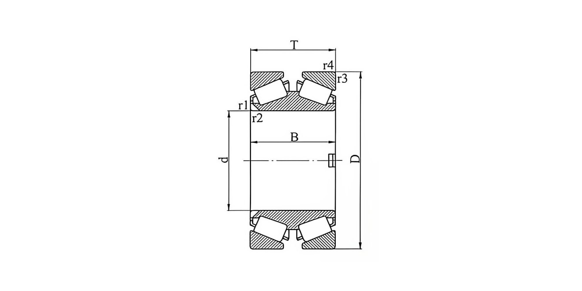 Steep-Angle Double-Row Tapered Roller Bearings
