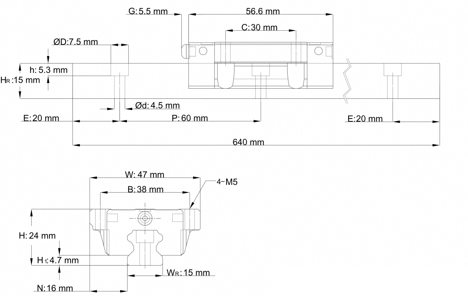 HSR15C1SS+640L_section_original